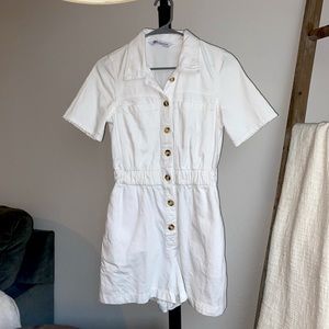 Size Small White Zara Romper